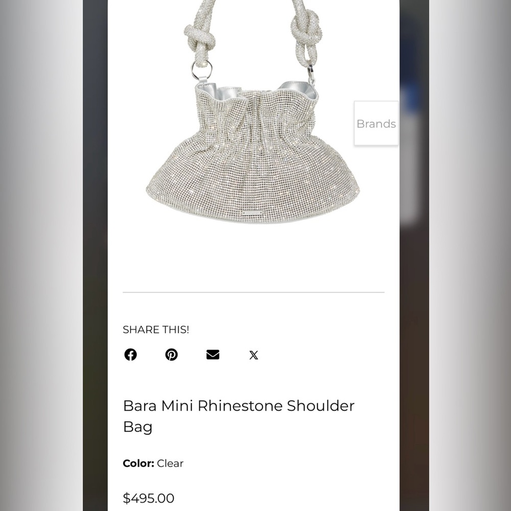 Cult Gaia Silver Mini Bag